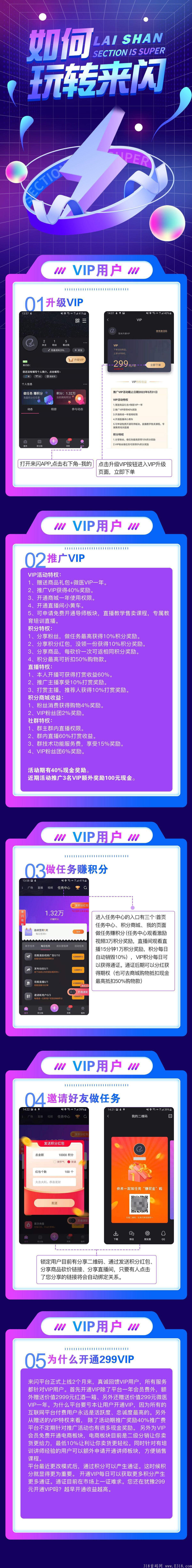 来闪直播，vip开启通证分红，一通证价值20元。