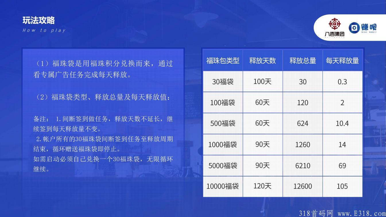 八吉赚呗团队预热首码