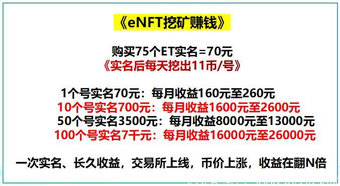 ENFT实名日挖11币（即上线薄饼交*所）元宇宙+链游+虚拟世界