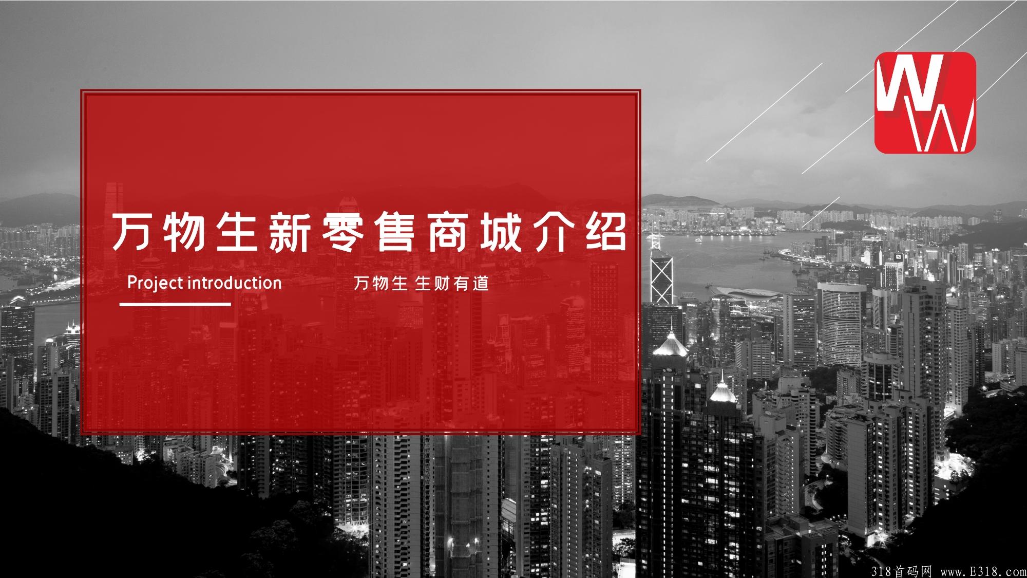 万物生新零售商城，公司首码对接团队长，25号左右上线