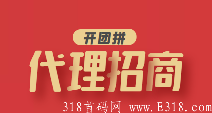 开团拼代理招商方案——诚邀代理