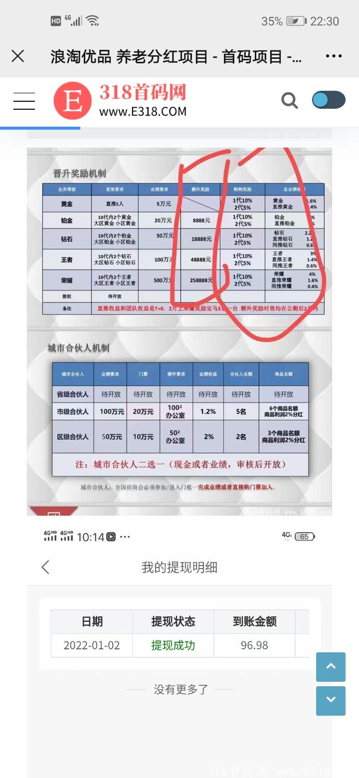 首码浪淘优品，分红项目速度上车