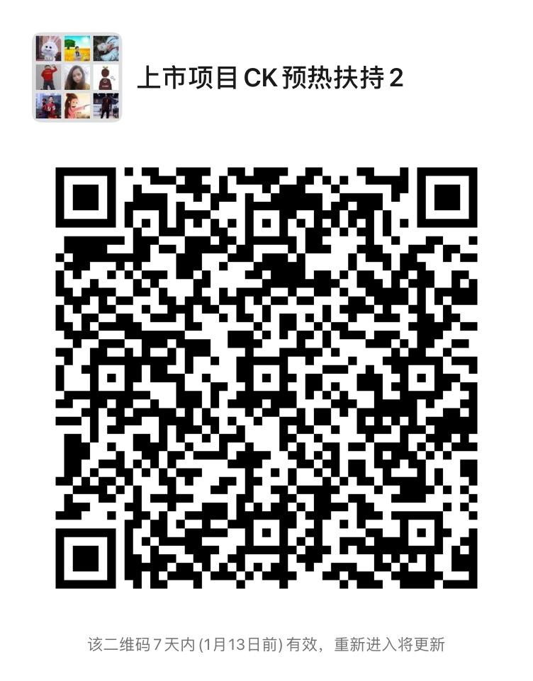 上市项目CK，**扶持