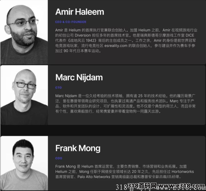 Helium项目负责人是谁?