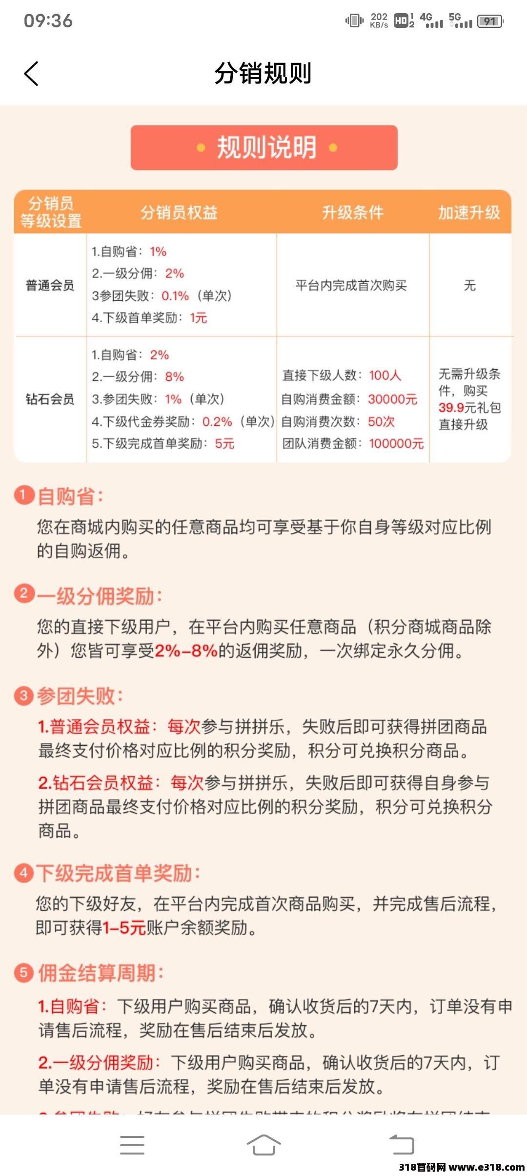 菠萝派商城拉新奖励一个五元