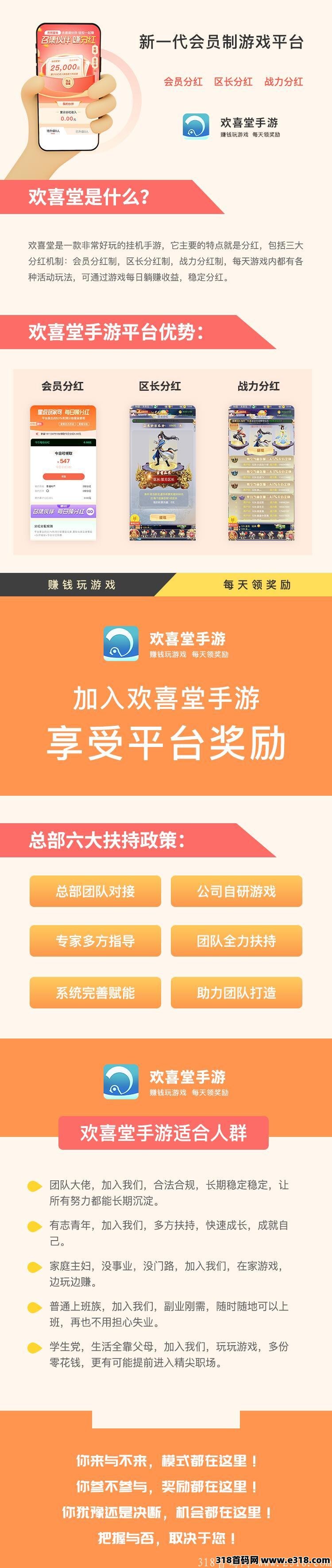 首码分红项目（欢喜堂）升星级每天分红