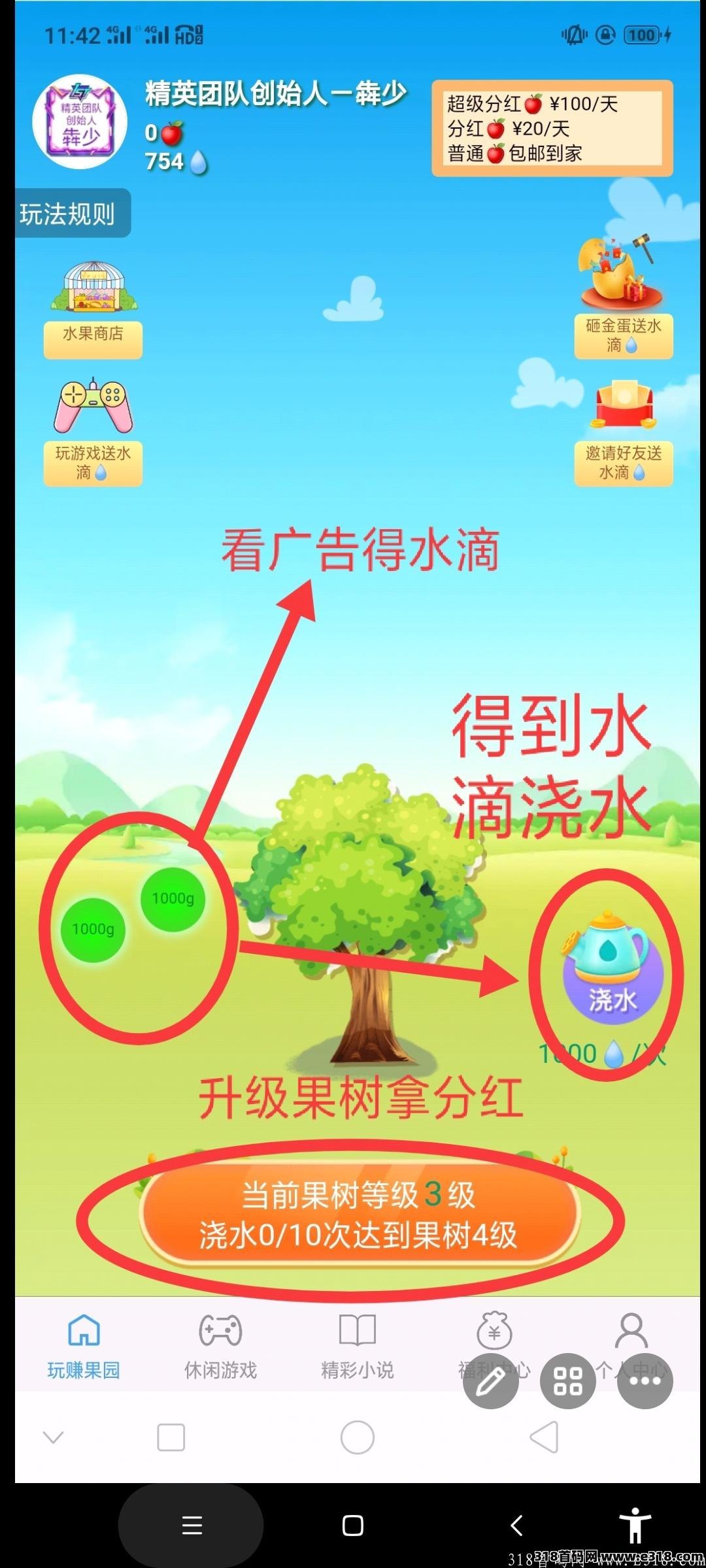 首码玩赚果园，必得**，每日**