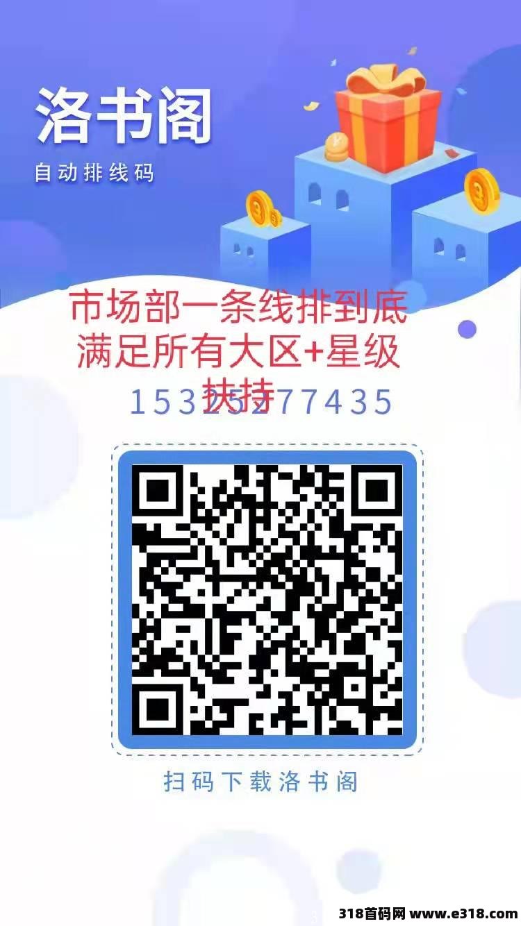 【洛书阁】2022年黑马项目，官方市场部排线总对接（长久项目），欢迎加入我们！