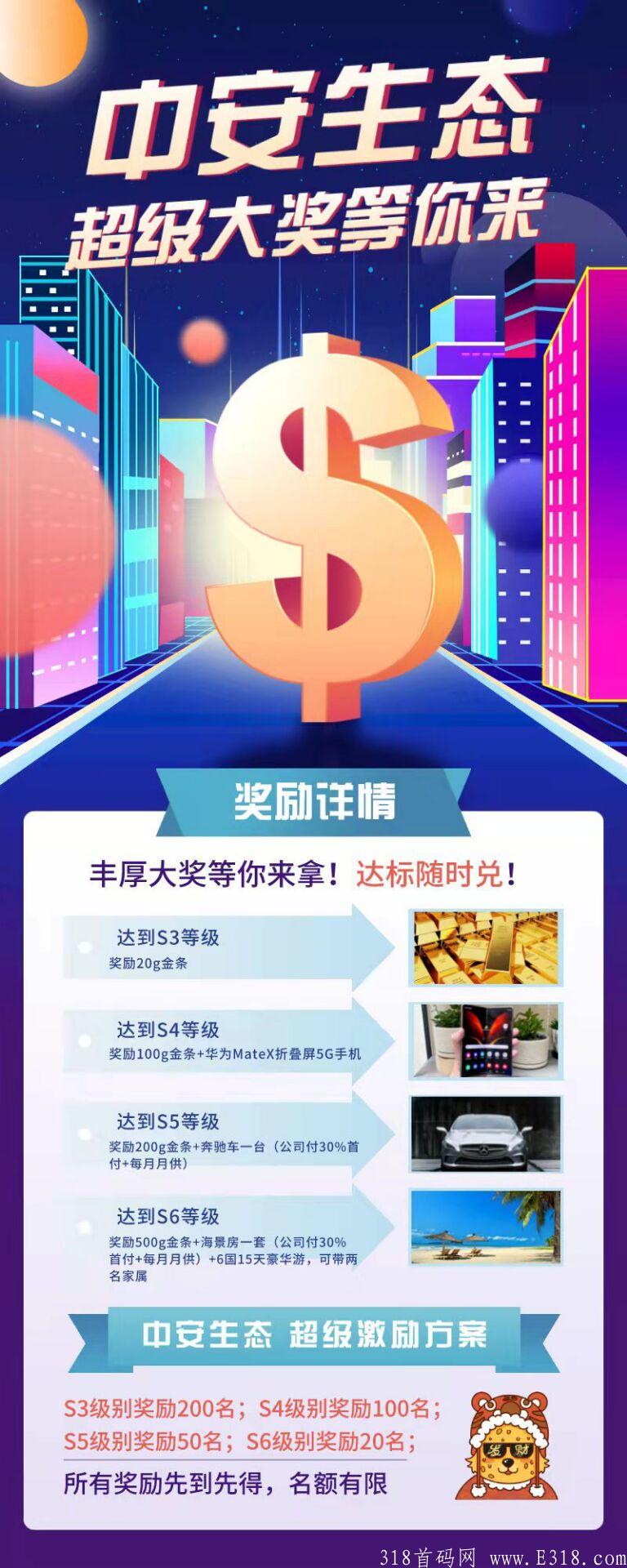 首码中安昱龙，开盘一币8元