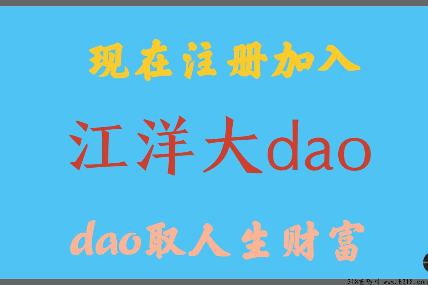 江洋大dao上线注册啦