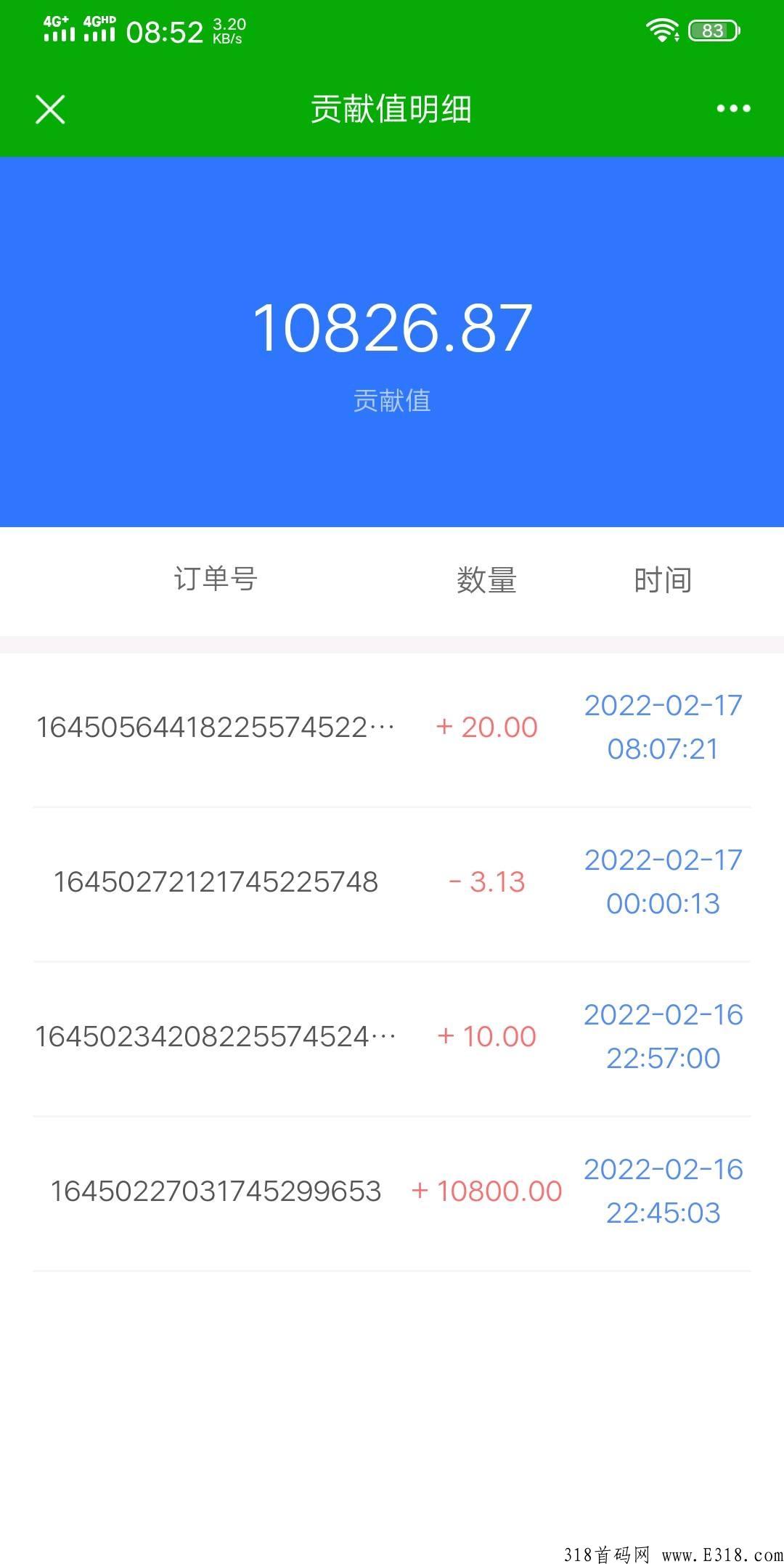 首码供销驿站君凤凰模式    注册即送10800贡献值，价值108元，直推1人送1080贡献值！