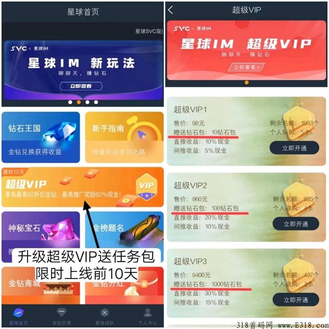星球SVC，首码零鲁项目