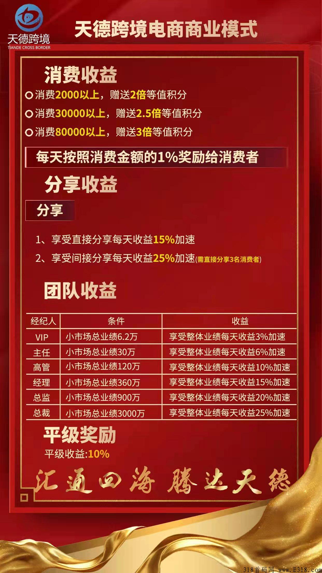 天德跨境电商内排启动中...