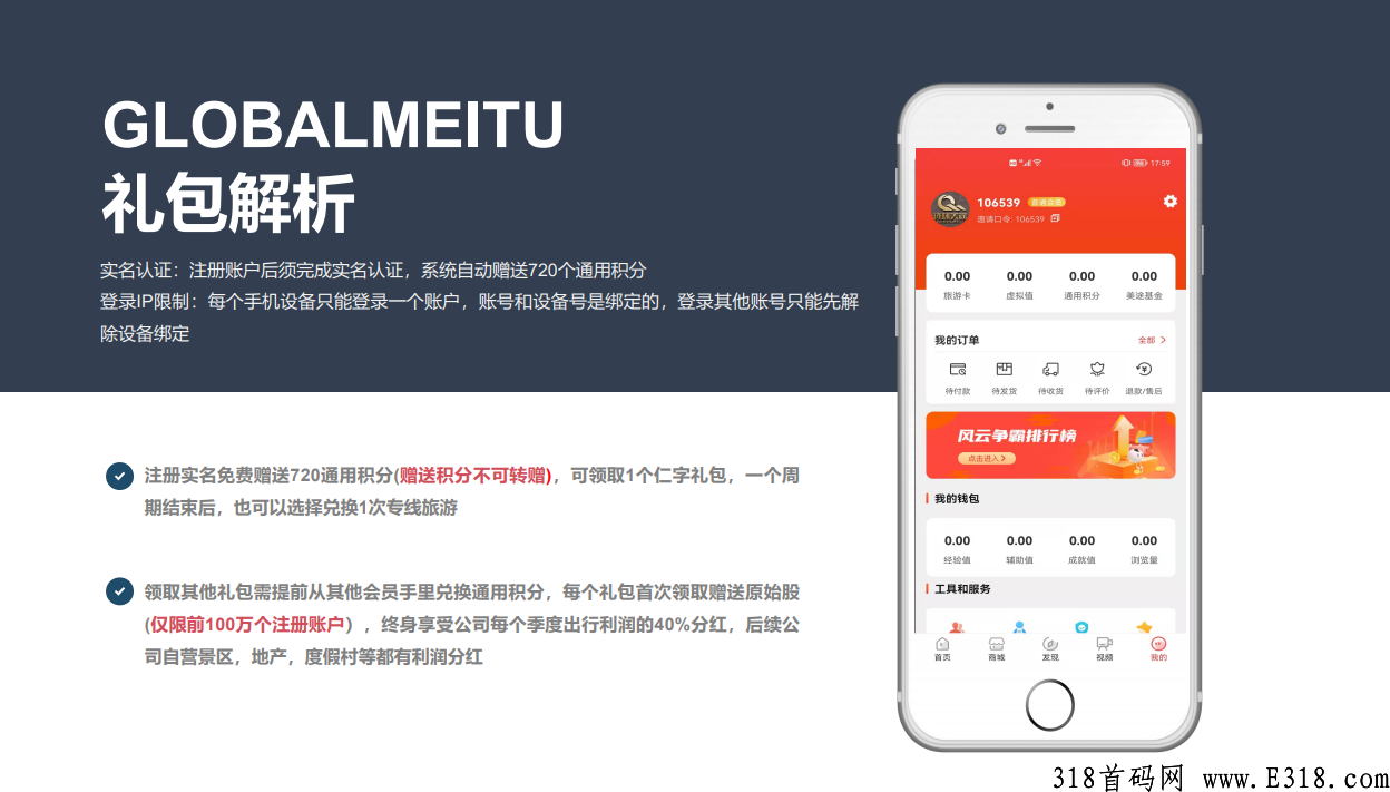环球美途 旅游排线  蚁丛生态趣步模式 首码预热 上市公司出品 3.15号上线