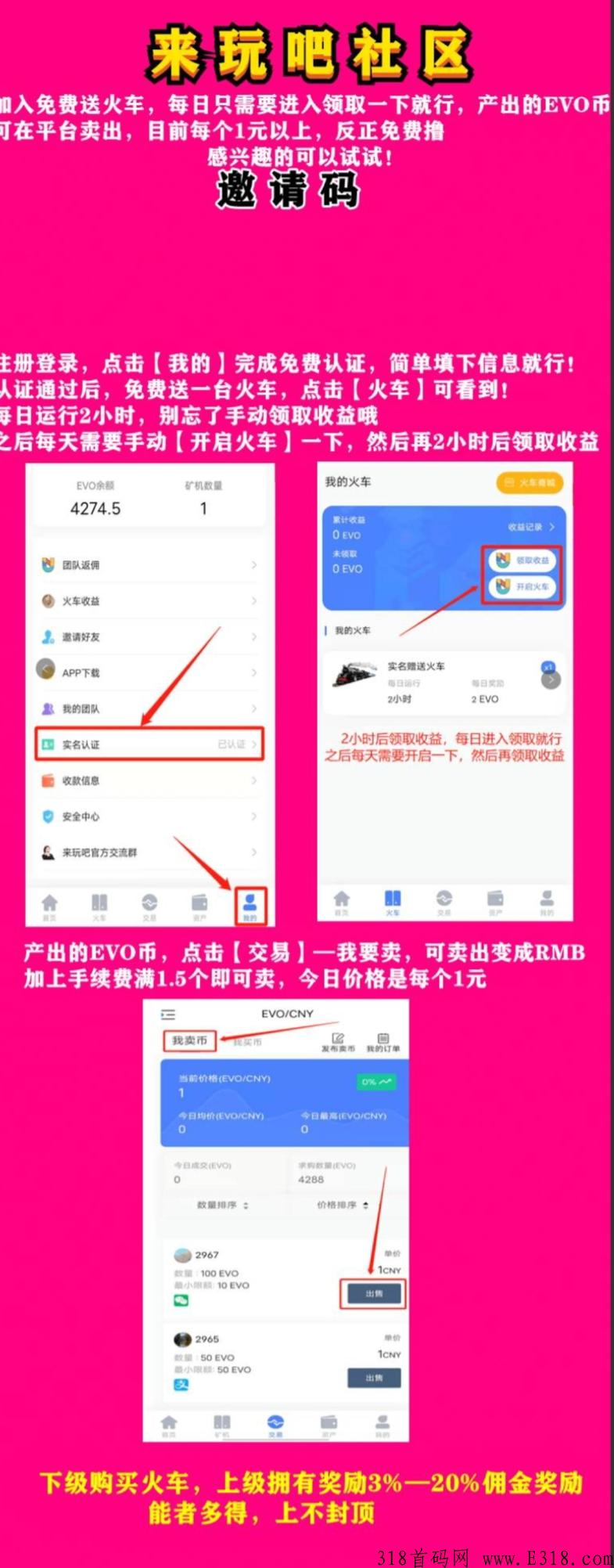EVO币 火爆首码，长青项目