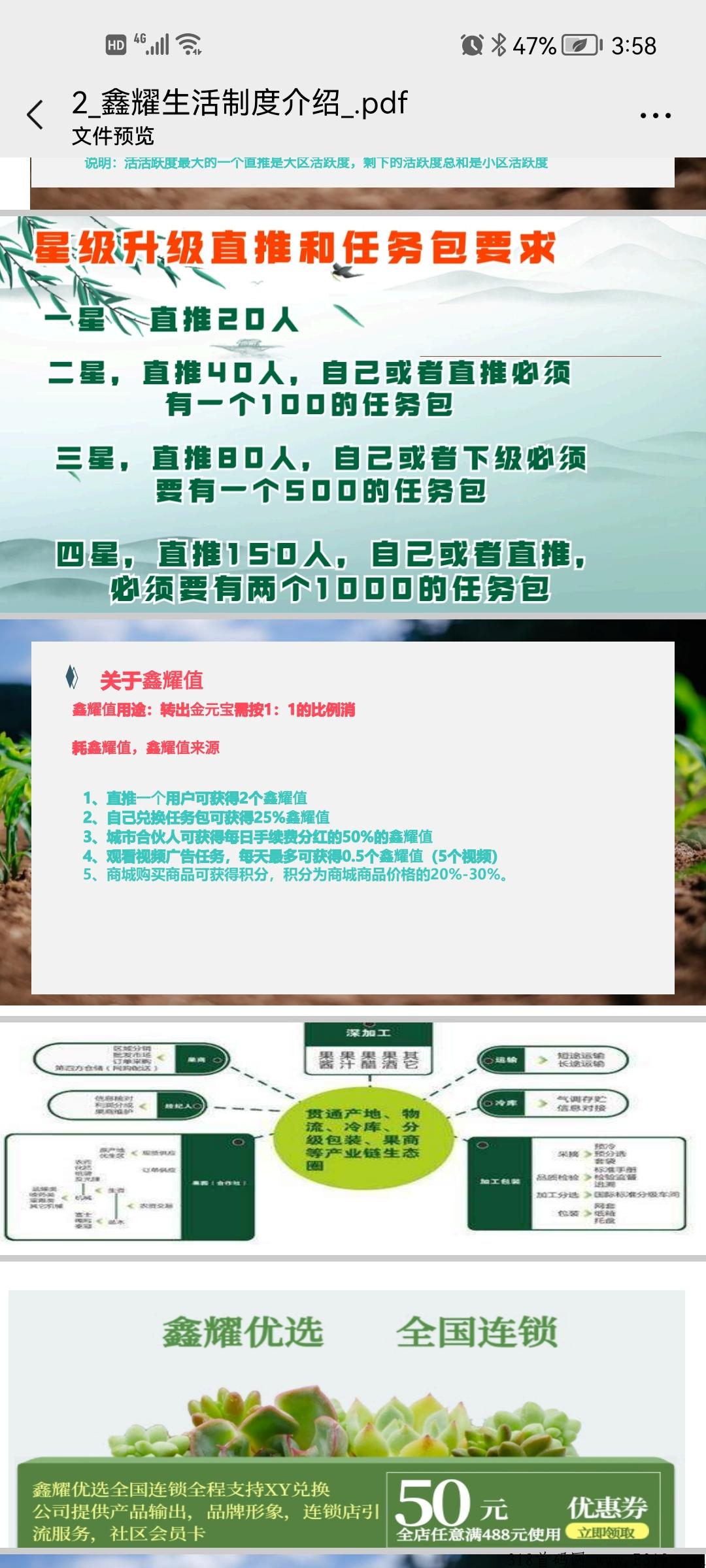 鑫耀生活 落地项目 1币15内测上线，长久发展项目，上车的抓紧