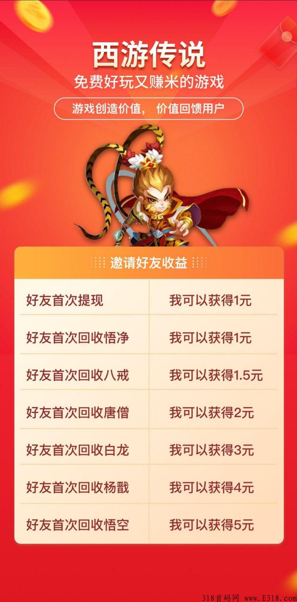 西游传说撸金打米王，玩法简单，渠道收益加无限代收益，重要的是VIP免费送到最高等级，3月31号上线