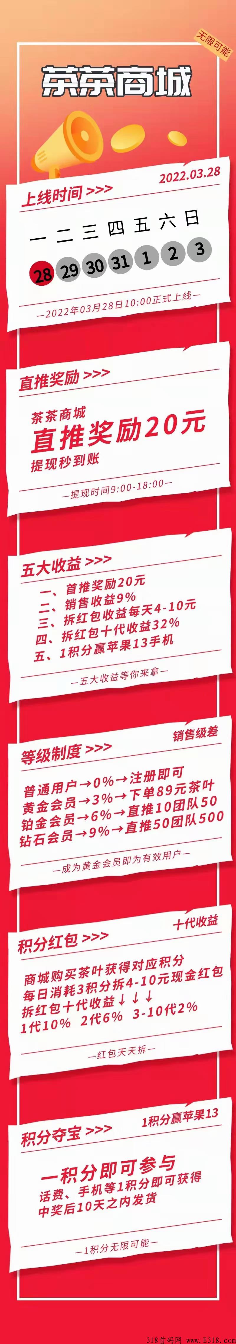 10点正式上线洛，商城也才正式开放，大家可进去先熟悉熟悉，我下机扶持拉满  跑路包赔生命担保