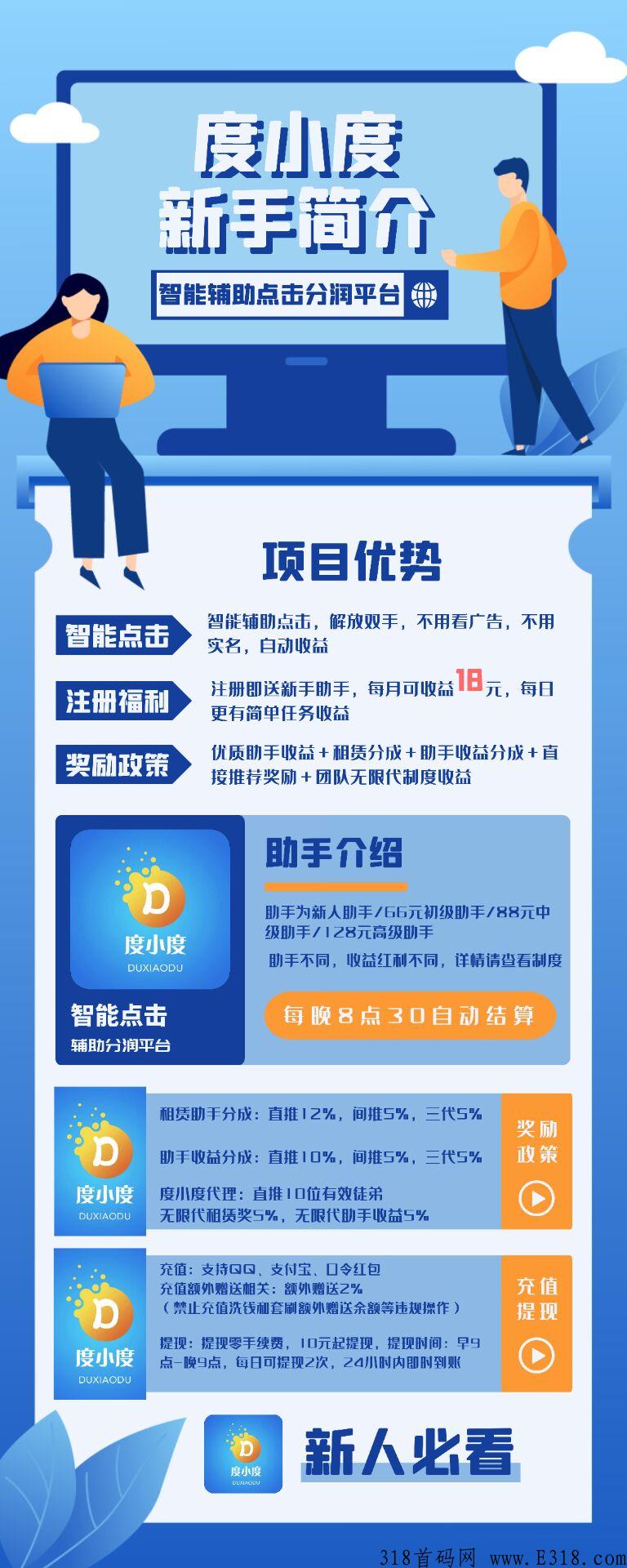 度小度首码预热！赚钱算你的，亏钱官方补！互利共赢只为裂变，29号度小度对接 