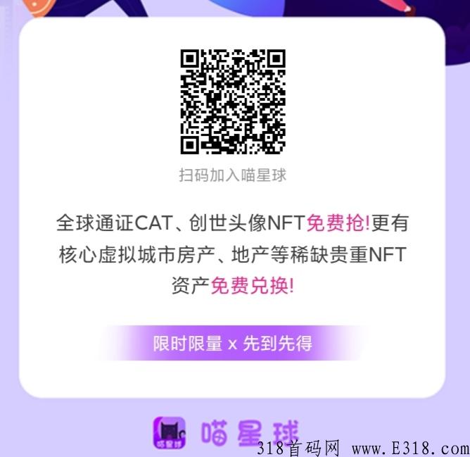 最新零撸【NFT，数字藏品】，喵星球正式全球同步上线运营