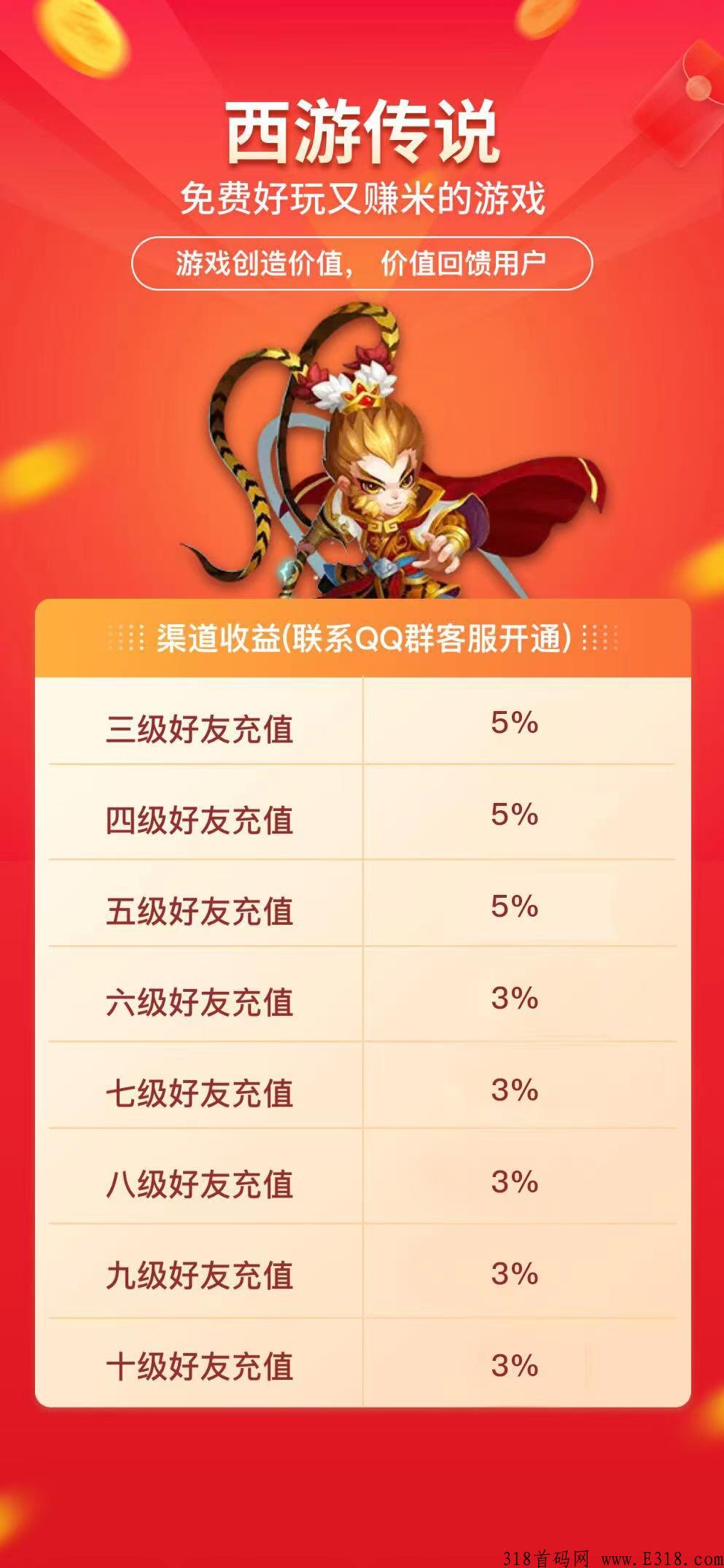 搬砖打金，西游传说，首码，0撸，无限代扶持，速度锁粉。