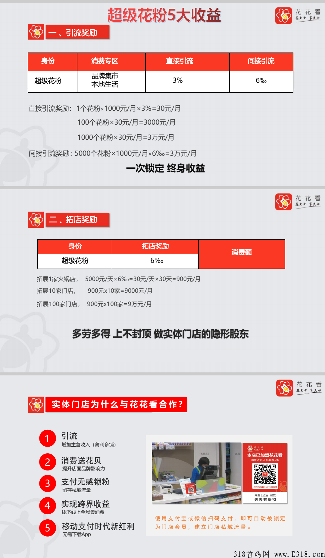 花花看，新赛道，新财富！努力一阵子，躺赚一辈子