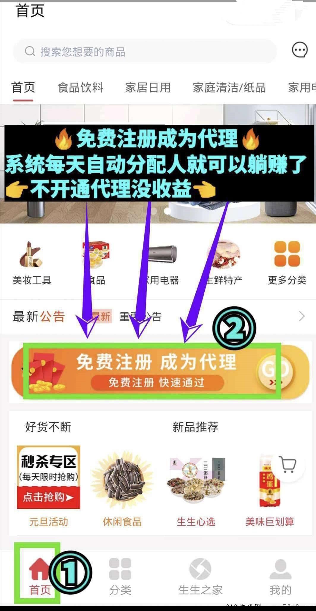 团生生不推广，自动赚钱，躺赚模式