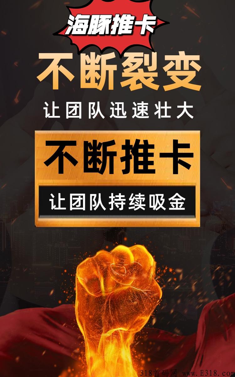 免费注册海豚推卡合伙人！