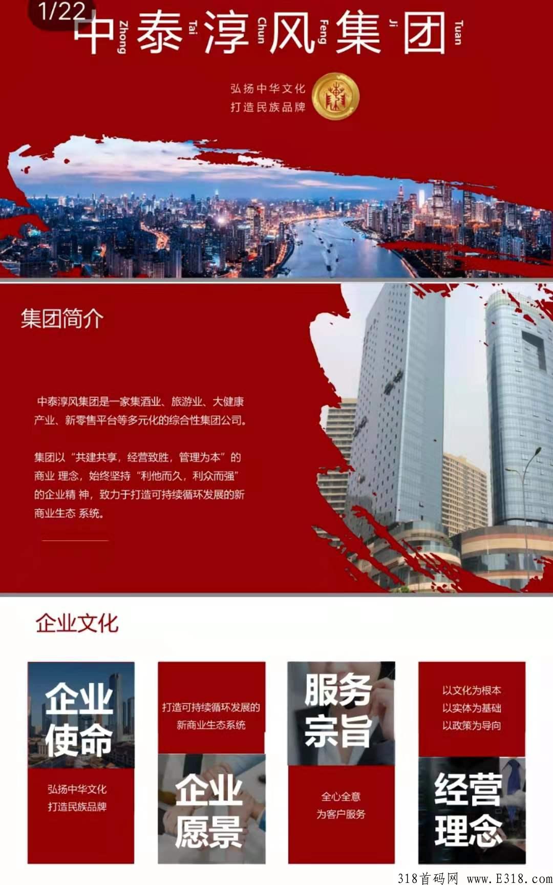 中泰淳风上市公司托底，IM无界商城，可以玩长期的事业