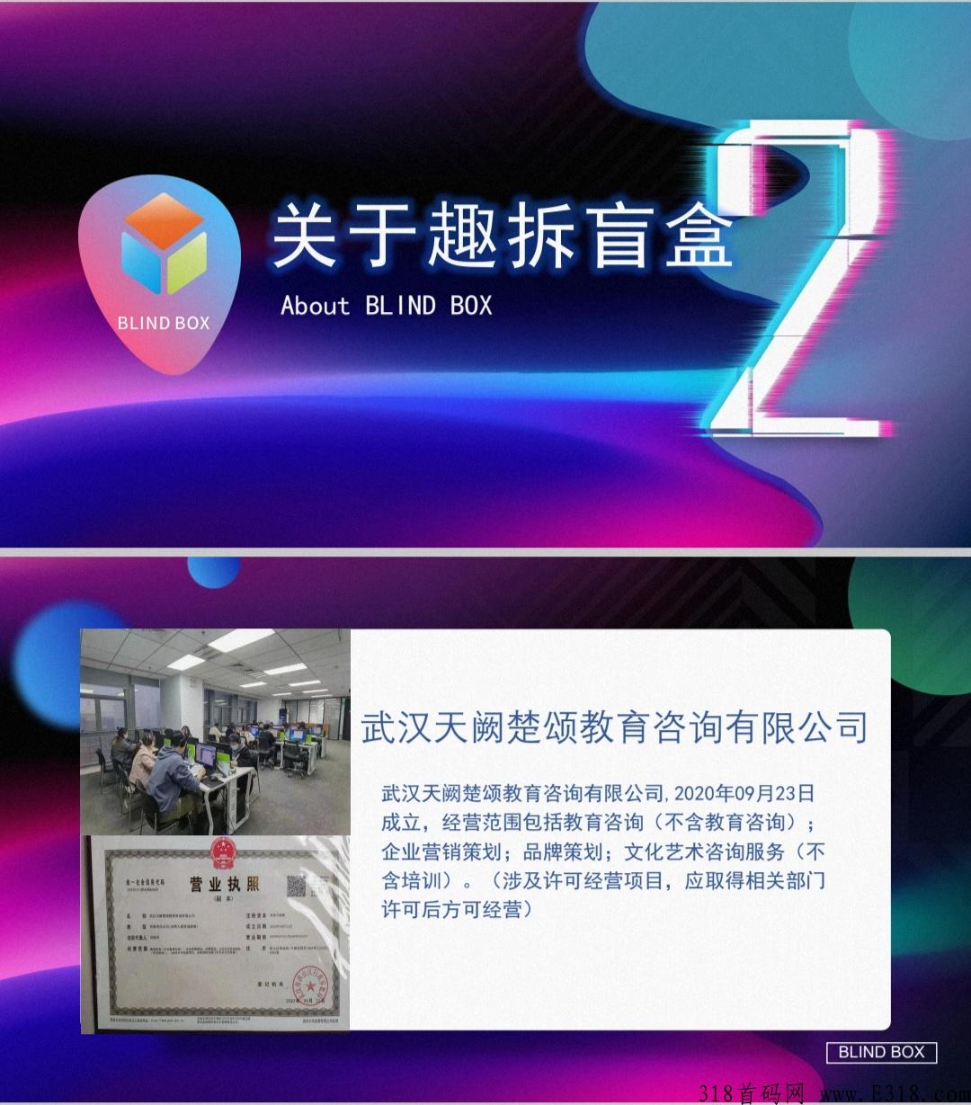 趣拆盲盒【拆盒吧】最新模式，对接团队长，福利置顶