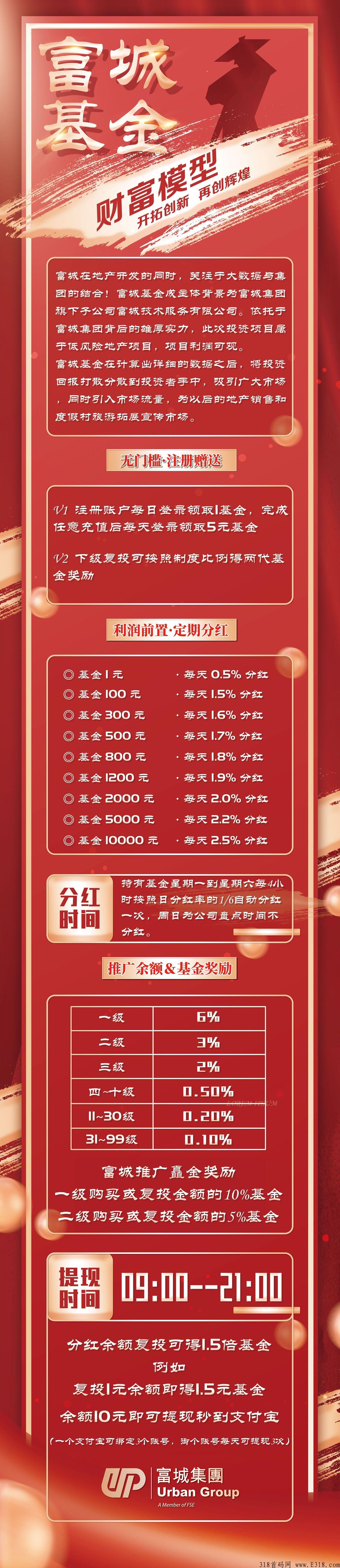 富城基金，超级超级无敌给力的优质好项目，兄弟们快来加入啊！