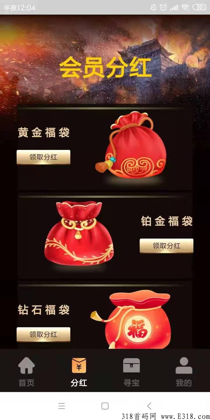 全民寻宝app，寻宝联盟精心打造的，搬砖首码，刚刚上线