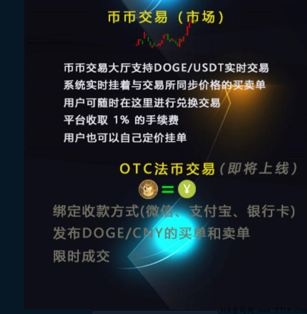 首码DOGE，注册送奖励，满10u体现任意交易所
