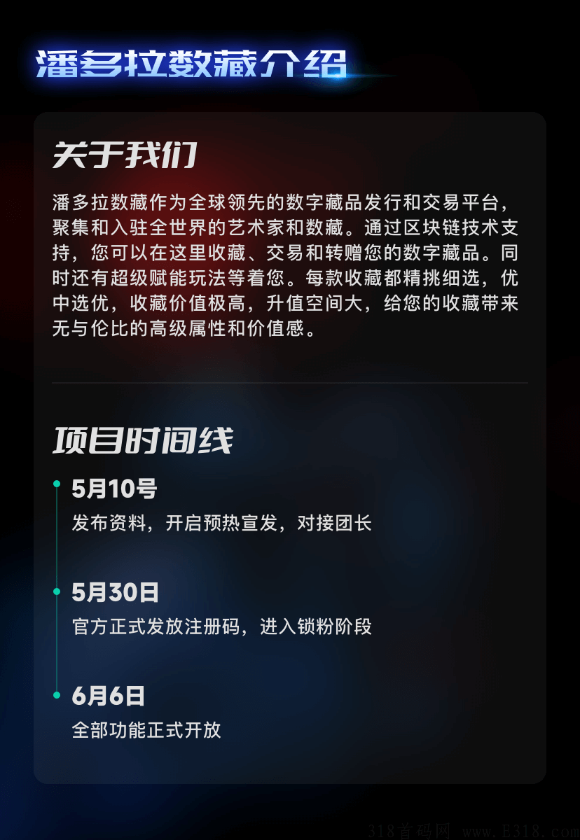 潘多拉数藏，火爆来袭，强背景，高预算，大平台