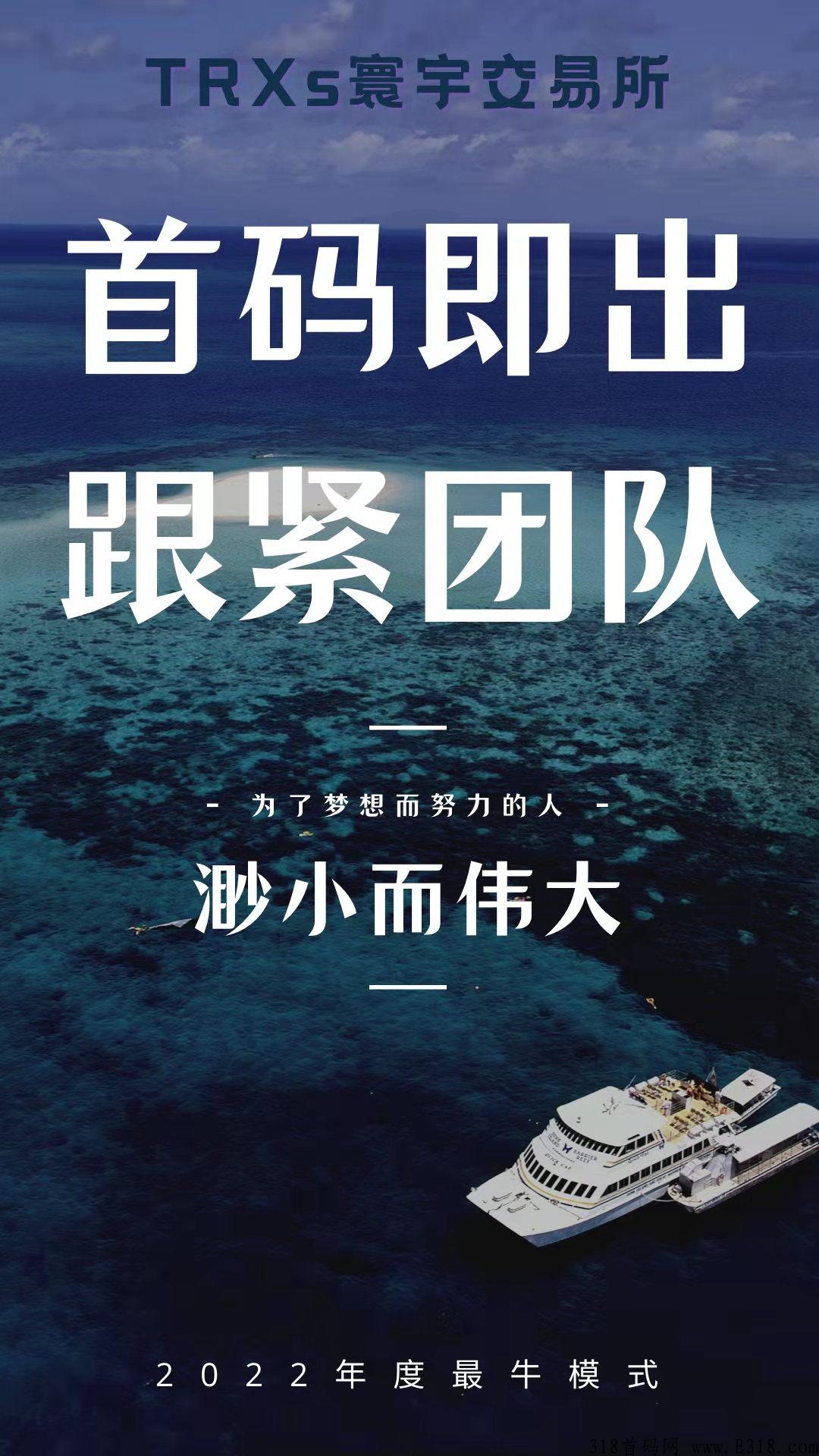 寰宇交易所，TRXS项目首码对接