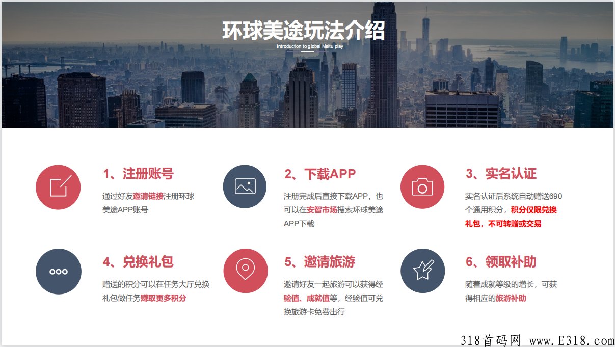 环球美途，上星级达人，长久的管道收入