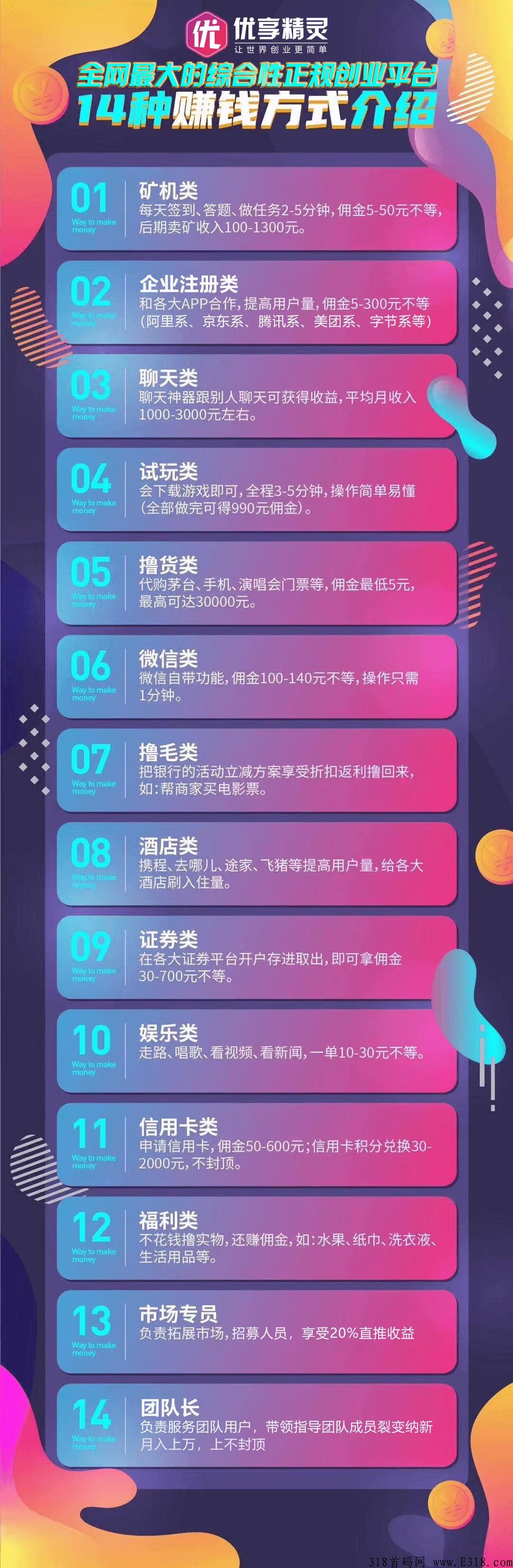 优享精灵首码，做任务每天赚米，即将开启任务模式