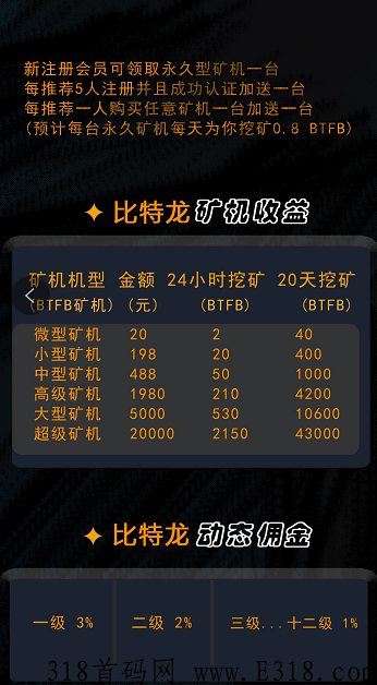 超级首码比特龙，推广抓赚米轻轻松松