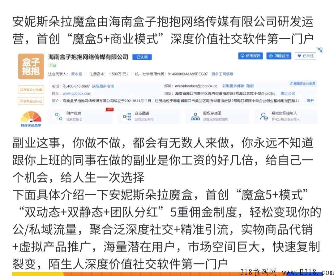 朵拉魔盒，全网最火，魔盒交友，双动态和双静态收益