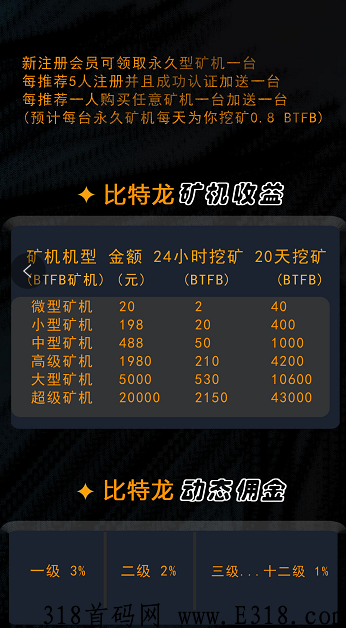 比特龙，小牛模式登录就送奖励