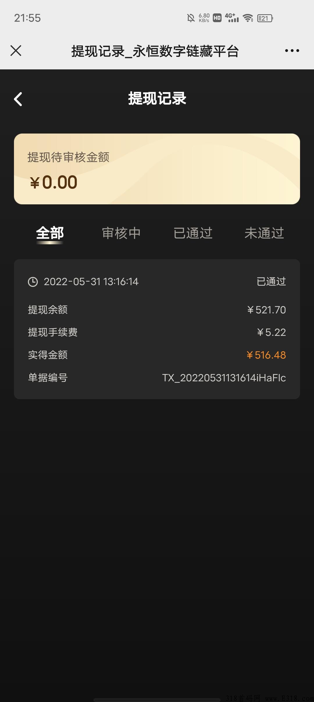 永恒链藏白嫖项目，刚出的首码