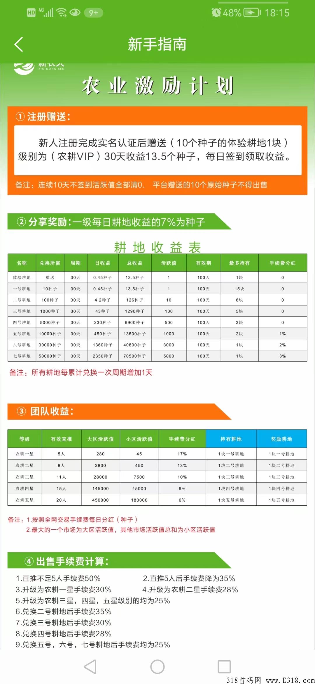 新农人app首码，无需看广告，不需要你有多大团队