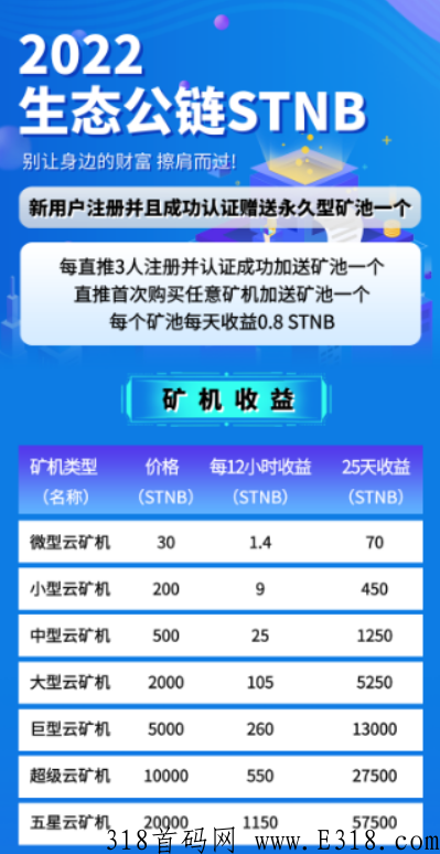 首码刚出【生态公链】超级项目，注册送奖励，无限制！