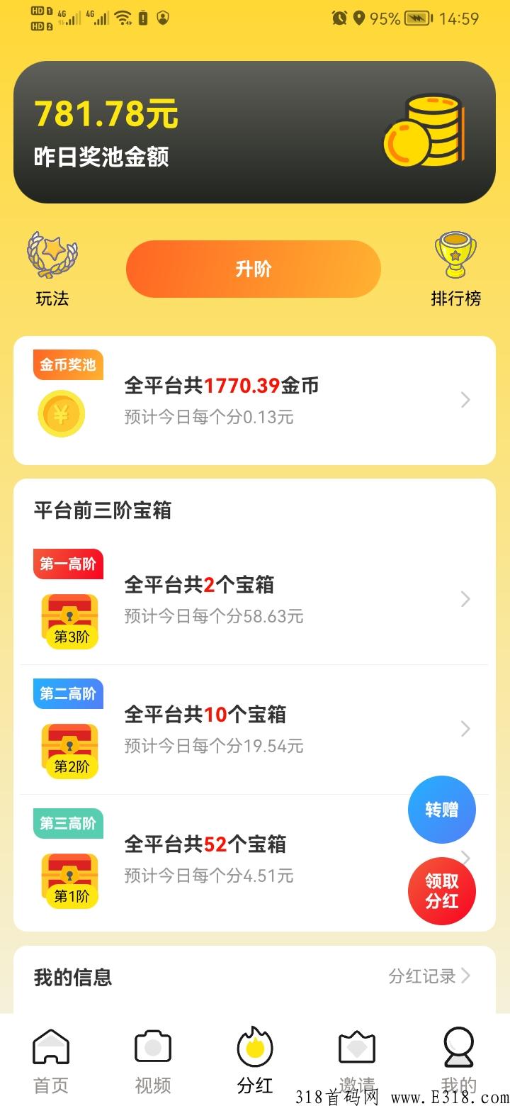 米玩，能分奖励的平台