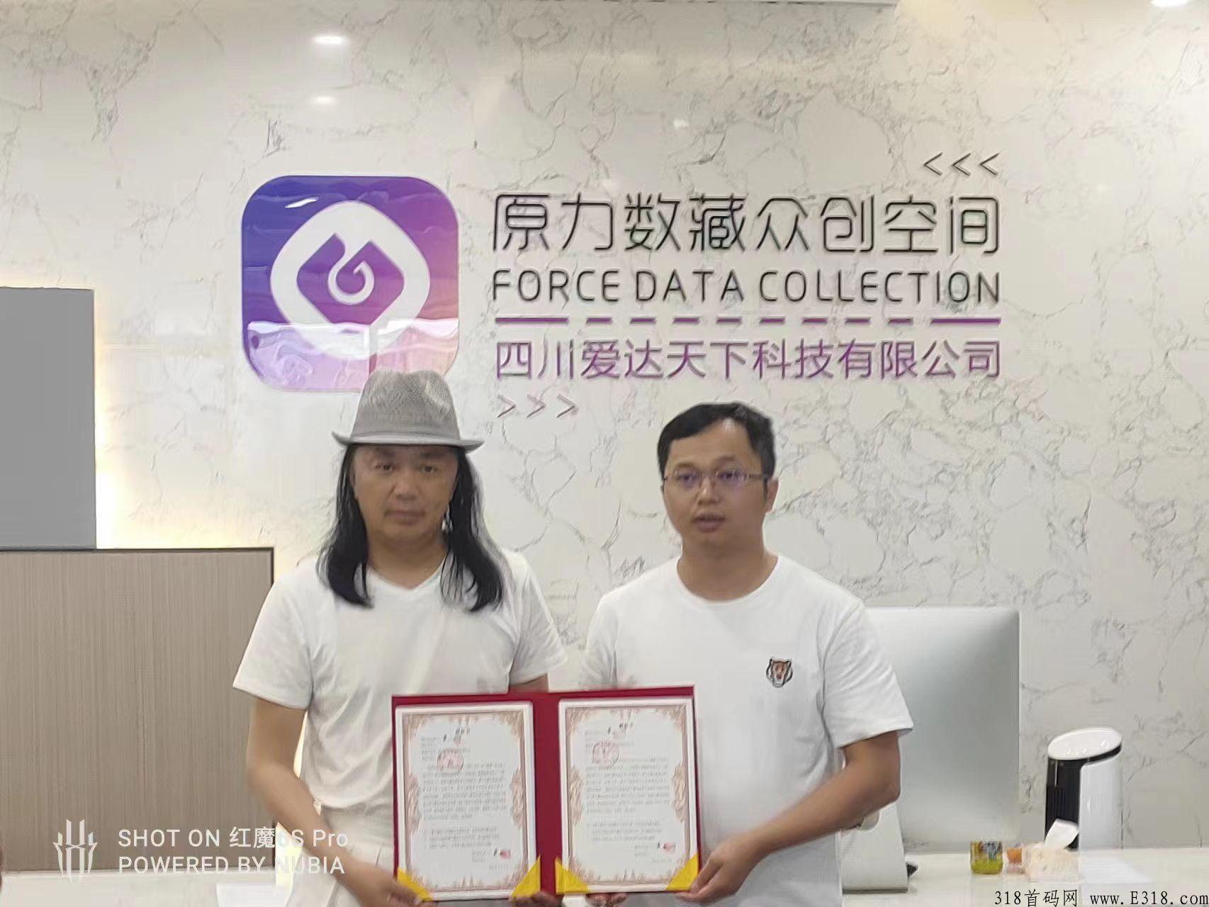 原力数藏首码来袭可静态可团队，有补贴签约国画大师万山河今年必火