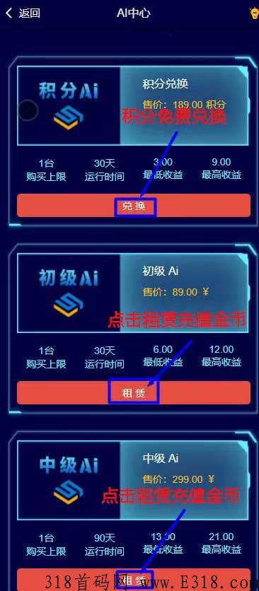 领晟AI租赁赚钱，每天都有收益，注册即送奖励