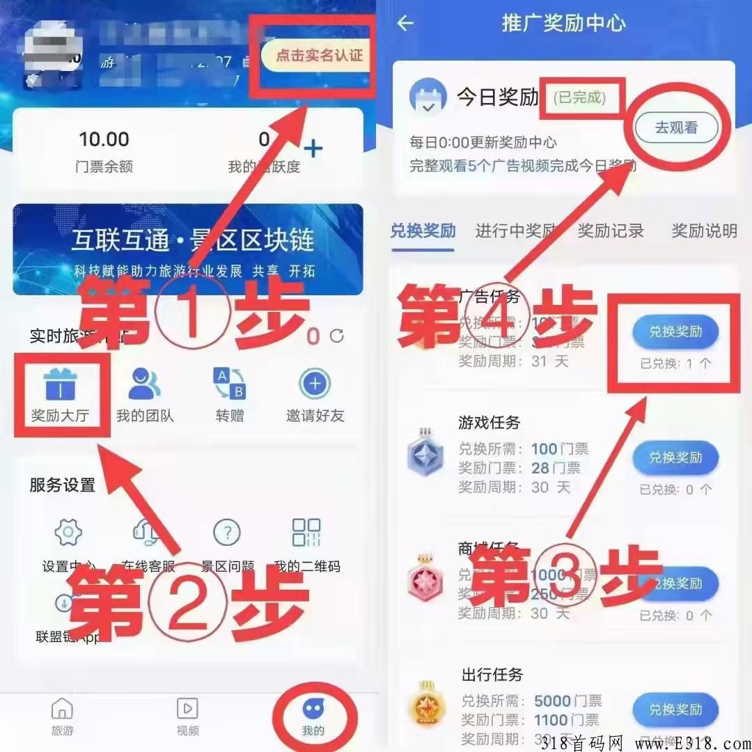 旅游联盟链，赚米方案