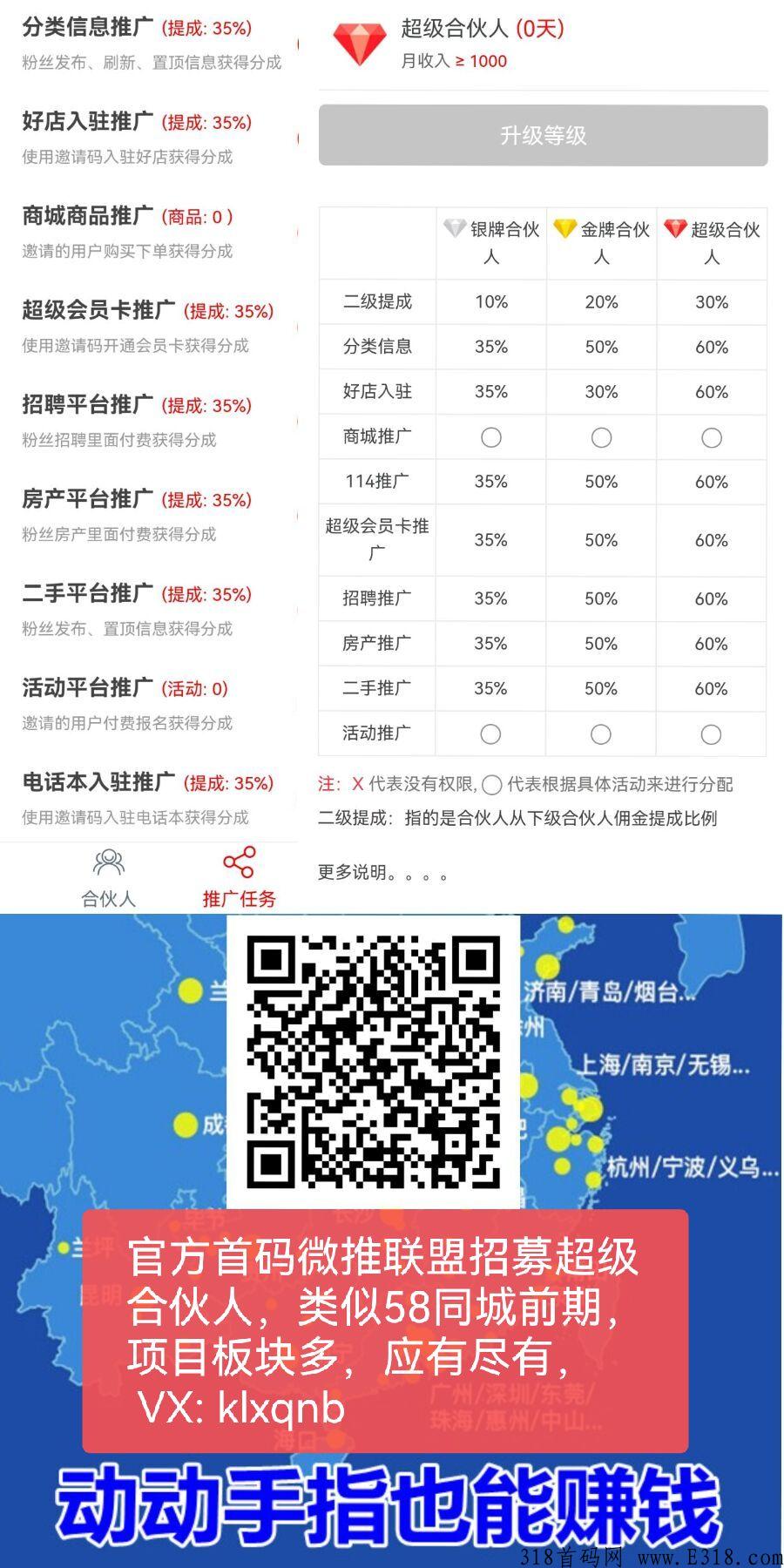 官方首码北京微帮招募超级合伙人，一次推广，多重收益，前期蓝海市场