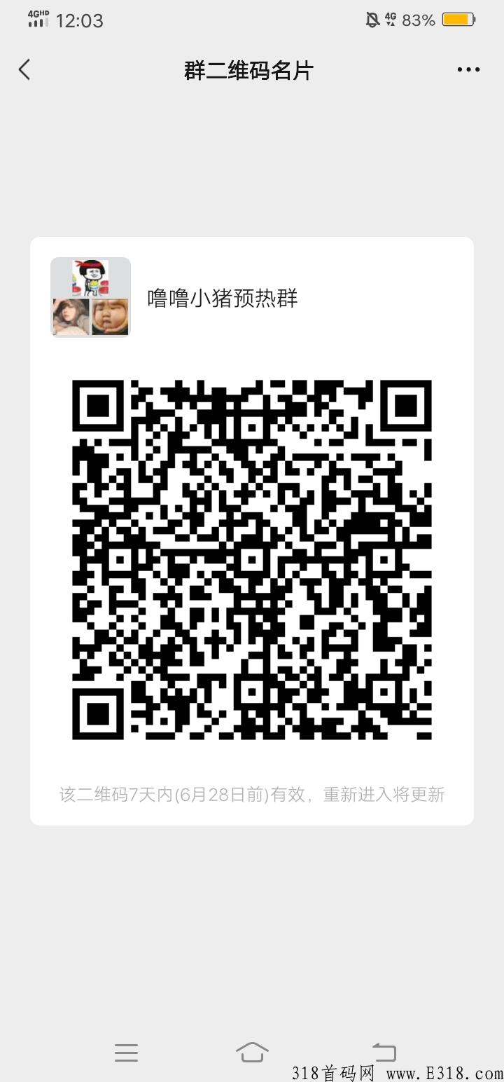 噜噜猪预热，即将出锁粉码