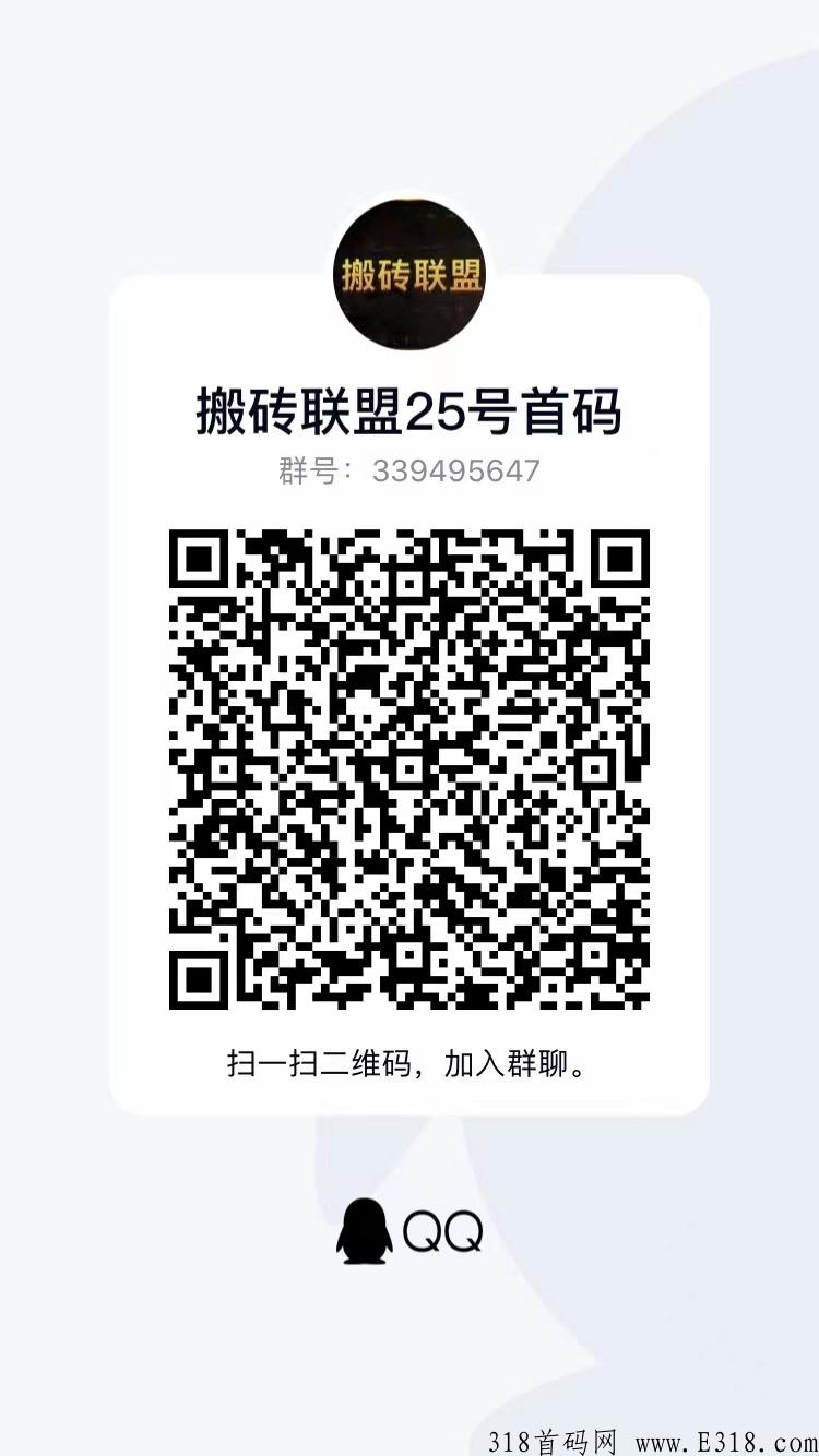 搬砖联盟今年黑马，今日12点上线，首码王中王